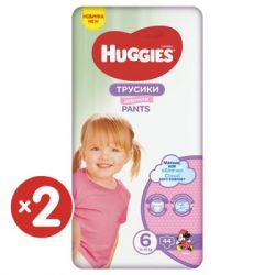 Подгузник Huggies Pants 6 M-Pack 15-25 кг для девочек 88 шт (5029054568217) - Картинка 2