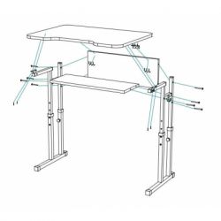 Парта со стулом Sector Нежность трансформер (Нежность) - Картинка 7