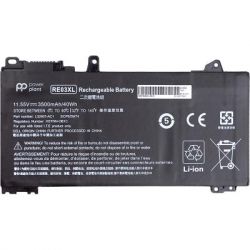 ����������� ��� �������� HP ProBook 450 G6 (RE03XL) 11.55V 3500mAh PowerPlant (NB461639)