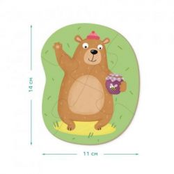 Пазл DoDo 2-3-4 элементы Лесные животные (300195) - Картинка 3