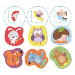 Пазл DoDo 2-3-4 элементы Лесные животные (300195) - Картинка 4