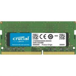   SoDIMM DDR4 8GB 3200 MHz MICRON (CT8G4SFRA32A) -  1