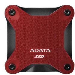 SSD  A-Data SD600Q 240Gb USB 3.2 3D TLC Red (ASD600Q-240GU31-CRD)