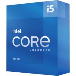  Intel Core i5 (LGA1200) i5-11600KF, Box, 6x3.9 GHz (Turbo Boost 4.9 GHz), L3 12Mb, Rocket Lake, 14 nm, TDP 125W,  ,       (BX8070811600KF) -  1