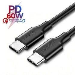 Дата кабель USB-C to USB-C 1.0m US286 3A Black Ugreen (50997) - Картинка 2