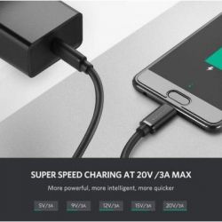 Дата кабель USB-C to USB-C 1.0m US286 3A Black Ugreen (50997) - Картинка 4