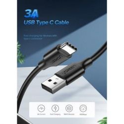   USB 2.0 AM to Type-C 1.0m US287 Black UGREEN (60116) -  2