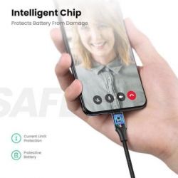 ���� ������ USB 2.0 AM to Micro 5P 1.0m US290 Aluminum Braid Black Ugreen (60146) - �������� 5