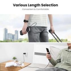 ���� ������ USB 2.0 AM to Micro 5P 1.0m US290 Aluminum Braid Black Ugreen (60146) - �������� 7