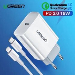   Ugreen CD137 Type-C PD 20W Charger (White) (60450) -  3