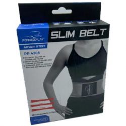 Бандаж поперековий PowerPlay 4305 Black/Grey 100х24 cm (PP_4305_BK/GR_100*24cm) - Картинка 4