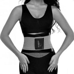 Бандаж поперековий PowerPlay 4305 Black/Grey 100х24 cm (PP_4305_BK/GR_100*24cm) - Картинка 5