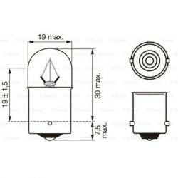 Автолампа Bosch 5W (1 987 302 510) - Картинка 5