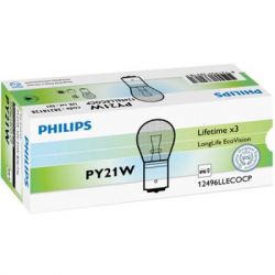 Автолампа Philips 21W (12496 LLECO CP) - Картинка 2