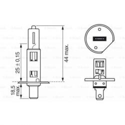 Автолампа Bosch галогенова 55W (1 987 302 801) - Картинка 5