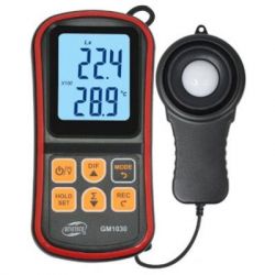 Измеритель освещенности Benetech цифровой + термометр, USB (GM1030C)