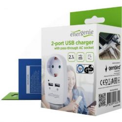 �������� ���������� EnerGenie 2 USB x 2.1A (EG-ACU2-02) - �������� 3