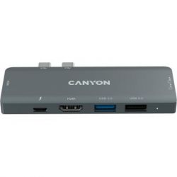 - Canyon 1*Type C PD100W+2*HDMI+1*USB3.0+1*USB2.0+1*SD+1*TF (CNS-TDS05B) -  3