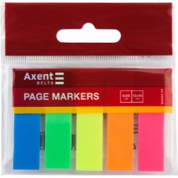 ������-�������� Axent Plastic bookmarks 5�12�45mm, 125�� (D2450-01) - �������� 2