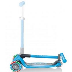 Самокат Globber Primo Foldable Lights Led голубой (432-101-2) - Картинка 5