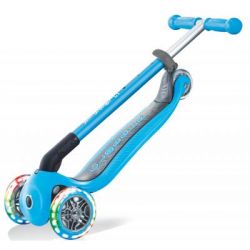 Самокат Globber Primo Foldable Lights Led голубой (432-101-2) - Картинка 6