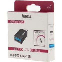 HAMA OTG USB C - USB 3.2 Black 00200311 -  2