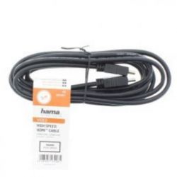   HDMI to HDMI 3.0m Black Hama (00205001) -  2