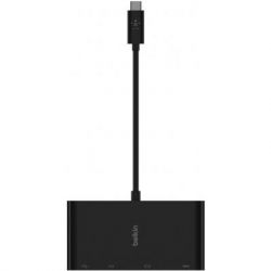  Belkin USB-C to Ethernet, HDMI, VGA, USB-A, black (AVC005BTBK) -  3