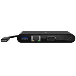  Belkin USB-C to Ethernet, HDMI, VGA, USB-A, black (AVC005BTBK) -  4