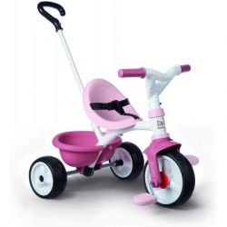 Детский велосипед Smoby Be Move 2 в 1 с багажником Розовый (740332)