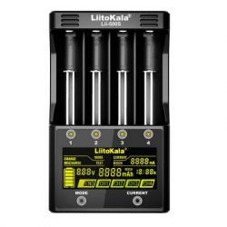     LiitoKala 4 Slots, LCD , Li-ion/Ni-MH/Ni-Cd/AA/A/AAAA/ (Lii-500S) -  1