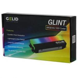   M.2 Gelid Solutions Glint ARGB, Black,   2280, ' M.2 (NGFF), ARGB ,  (M2-RGB-01) -  6