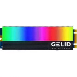   M.2 Gelid Solutions Glint ARGB, Black,   2280, ' M.2 (NGFF), ARGB ,  (M2-RGB-01) -  1