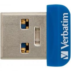 USB   Verbatim 64GB Store 'n' Stay NANO Blue USB 3.0 (98711)