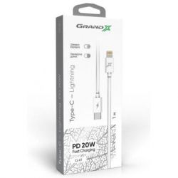 Дата кабель USB TypeC to Lightning Grand-X (CL-07) - Картинка 3