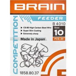 Гачок Brain fishing Feeder B4010 16 (20 шт/уп) Black Nickel (1858.80.34) - Картинка 2