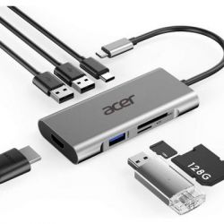 - Acer 7in1 Type C dongle 1 x HDMI, 3 x USB3.2, 1 x SD/TF, 1 x PD (HP.DSCAB.008) -  2
