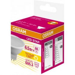  Osram LED Star MR16 60 110 5.2W (500Lm) 3000K 230V GU5.3 (4058075480551) -  2