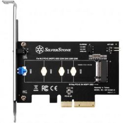   Silver Stone PCIe x4  SSD m.2 NVMe 2230, 2242, 2260, 2280 (SST-ECM21-E) -  1