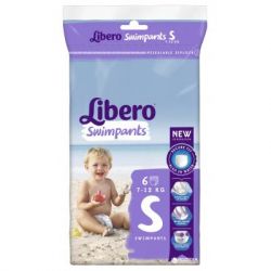 ϳ Libero Swimpants Small 7-12  6 . (7322540375770) -  1