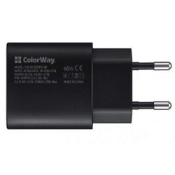   ColorWay Power Delivery Port PPS USB Type-C (25W) black (CW-CHS033PD-BK) -  2