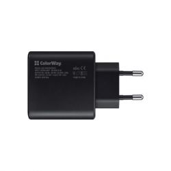   ColorWay Power Delivery Port PPS USB Type-C (45W) black (CW-CHS034PD-BK) -  2