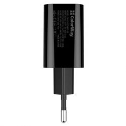   USB 220 Colorway (Type-C PD + USB QC3.0) (20W) V2  (CW-CHS025QPD-BK) -  3