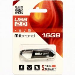 USB Flash Drive 16Gb Mibrand Aligator Black (MI2.0/AL16U7B) -  2