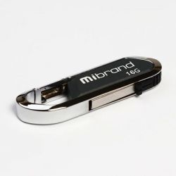 USB Flash Drive 16Gb Mibrand Aligator Grey (MI2.0/AL16U7G)
