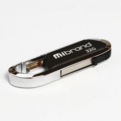 USB Flash Drive 32Gb Mibrand Aligator Black (MI2.0/AL32U7B) -  1