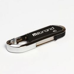 USB Flash Drive 4Gb Mibrand Aligator Grey (MI2.0/AL4U7G) -  1