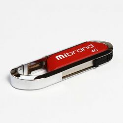USB Flash Drive 4Gb Mibrand Aligator Dark Red (MI2.0/AL4U7DR)