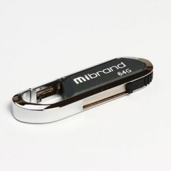 USB Flash Drive 64Gb Mibrand Aligator Grey (MI2.0/AL64U7G) -  1