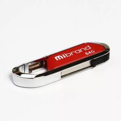 USB Flash Drive 64Gb Mibrand Aligator Dark Red (MI2.0/AL64U7DR)